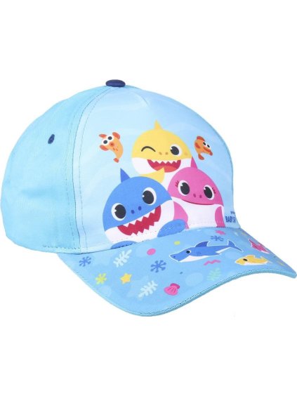 Világoskék lány sapka - Baby Shark