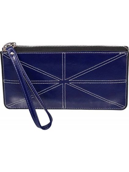 Kék női nagy pénztárca