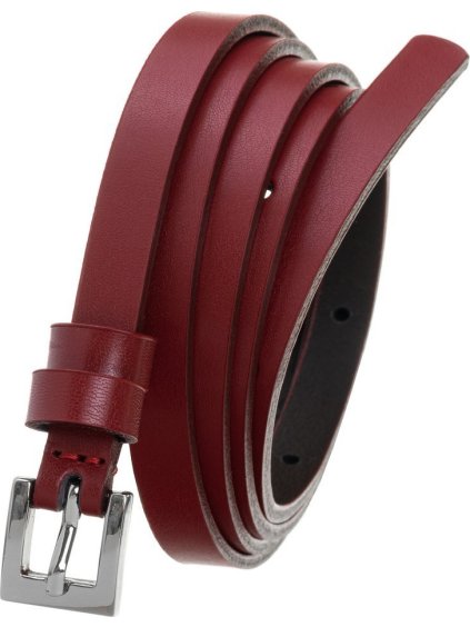 Női piros keskeny öv