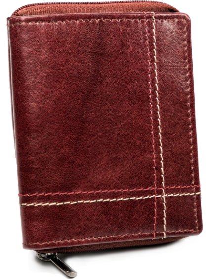 Always Wild piros férfi bőr pénztárca A056 (Méret ONE SIZE)