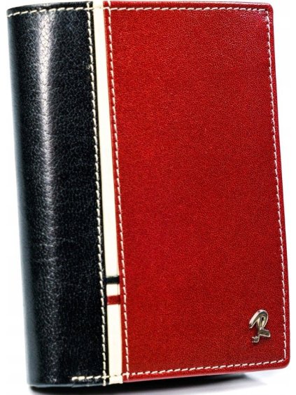 Férfi piros-fekete pénztárca ROVICKY L009