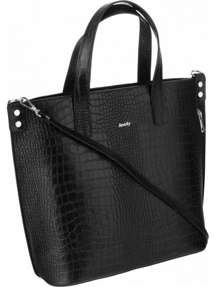 ROVICKY ALIGATOR shopper kézitáska - fekete
