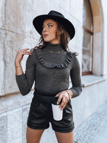 Sötétszürke garbó fodrokkal NOAH