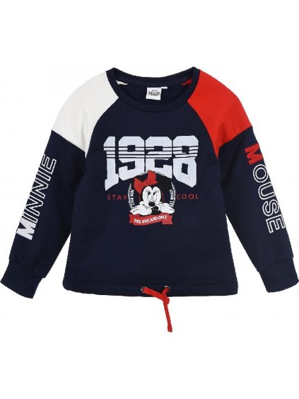 Sötétkék lány sportpulóver - Minnie Mouse