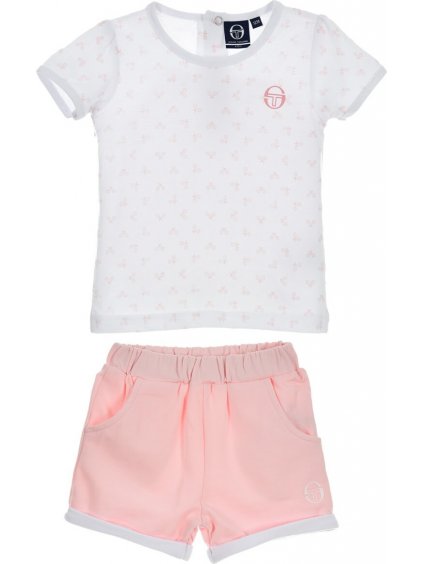 Fehér-rózsaszín lány szett - Sergio Tacchini