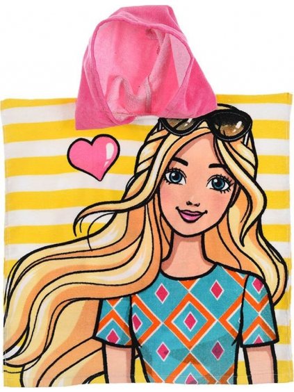 Rózsaszín törölköző felirattal - Barbie