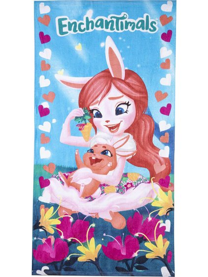 Kék lány törölköző - Girls' Enchantimals