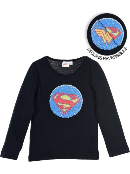 Sötétkék lány póló - Super Hero Girls