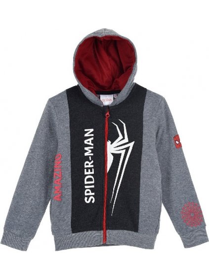 Szürke-fekete fiú pulóver - Marvel Spider-Man