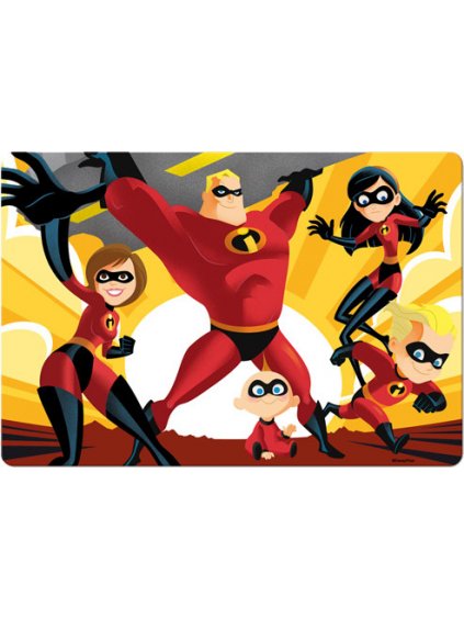 Tányéralátét (2 db) - Hihetetlen család (Méret ONE SIZE)