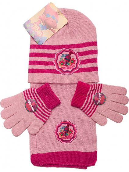 Rózsaszín téli szett - Trolls