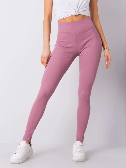 Rózsaszín leggings magas derékkal