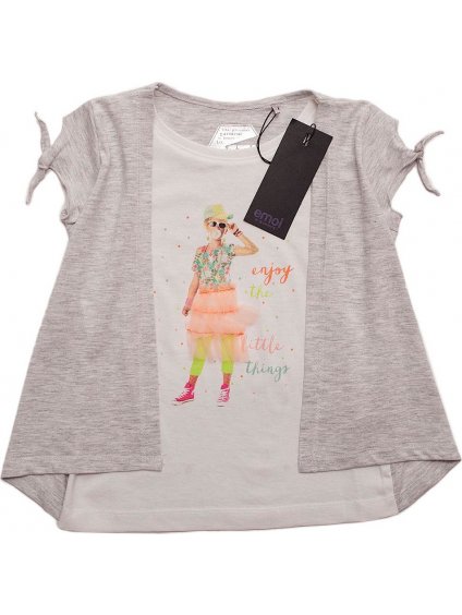 Emoi szürke rövid ujjú póló