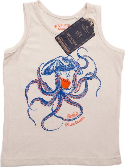 Ebound fiú fehér trikó polippal