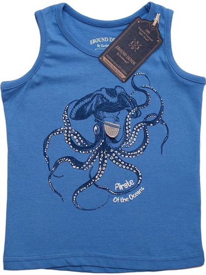 Ebound fiú kék trikó polippal