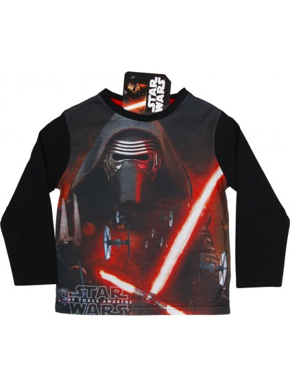 Star Wars fiú fekete póló felirattal