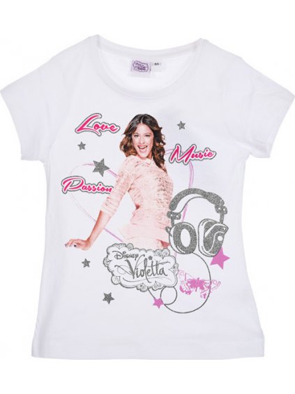 Disney Violetta fehér póló Musical