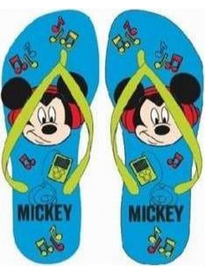 Mickey Mouse kék papucs