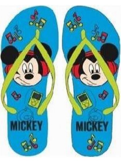 MICKEY MOUSE KÉK PAPUCS