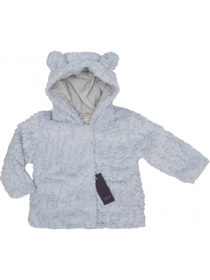 Emoi lány kék meleg kabát kapucnival