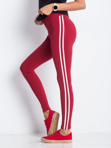 Női bordó leggings