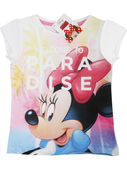 Minnie Mouse fehér lány póló ''PARADISE''