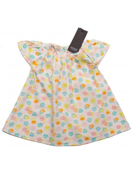 Emoi lány bézs ruha pöttyökkel