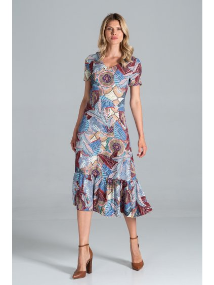 Színes mintás ruha