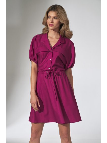 Fukszia színű ruha