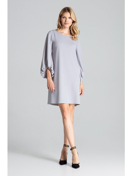 Ruha bolyhos ujjakkal M693 Grey