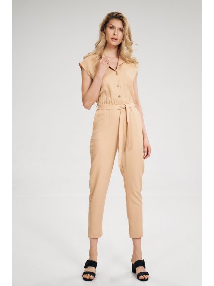 Női bézs overál M695 Beige