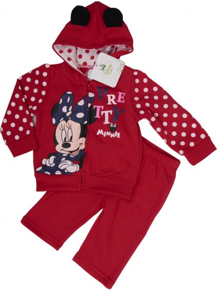 Minnie Mouse pöttyös lányos szett