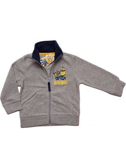 Mimoni meleg barna pulóver fiúknak