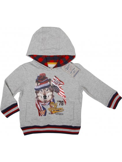 E-bound szürke pulóver - Wolf