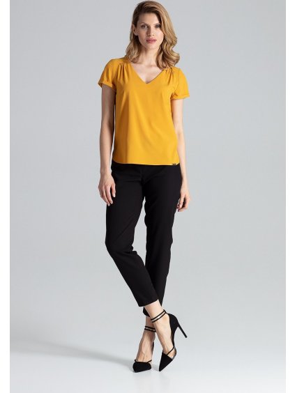 Női mustárszínű blúz