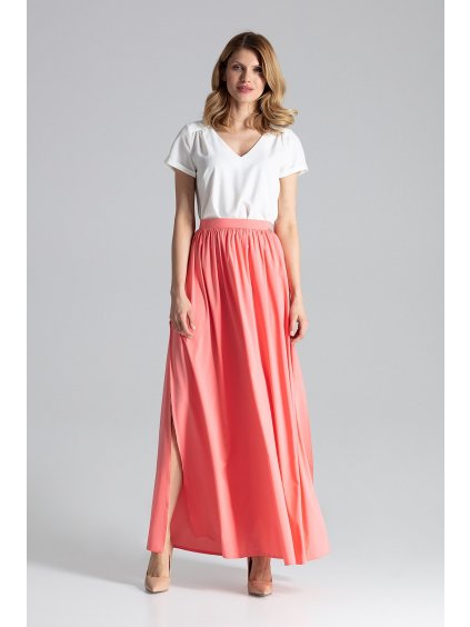 Barackszínű hosszú szoknya