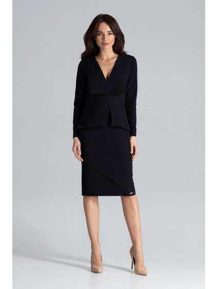 Fekete ruha gallér K491 Black