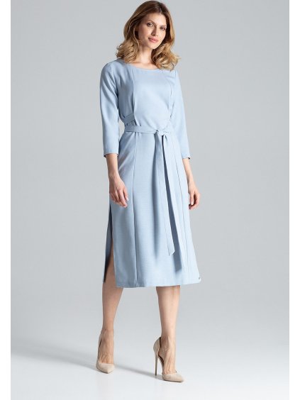 Kék ruha szalaggal M631 Light Blue