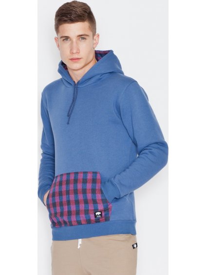 Férfi pulóver mintás zsebbel