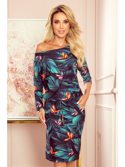 Női zöld pillangós sportos ruha  FEDERICA