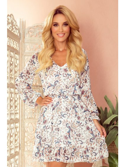 Virágos bohókás mintás ruha LUISA