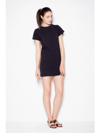 Fekete sportos ruha cipzárral VT070 Black