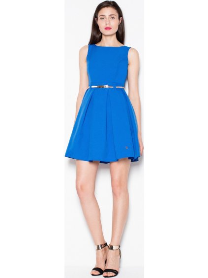 Ruha rakott szoknyával és övvel VT078 Sapphire