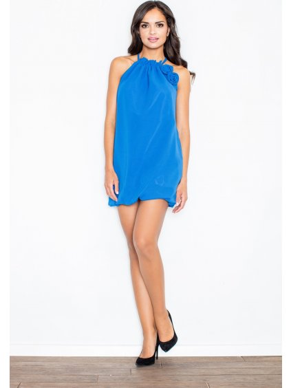 Tunika dekoratív rózsa dísszel M065 Kék