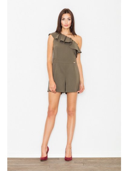 Oliva zöld egy vállas overall M477 Olive green