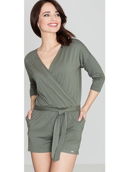 Női olivazöld overál K374 olive green