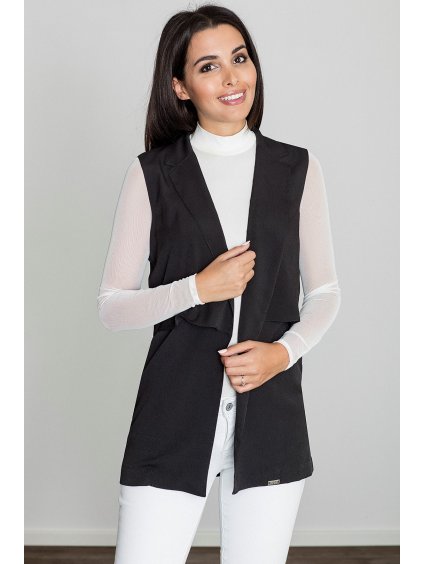 Női fekete mellény M560 Fekete