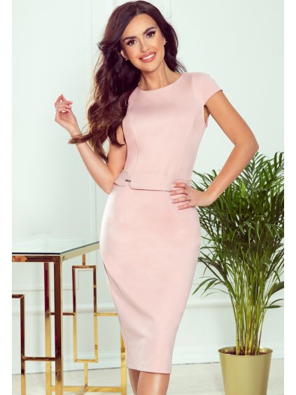 Rózsaszín bodycon elegáns ruha  MARTINA
