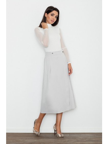 Nagy szürke rakott szoknya