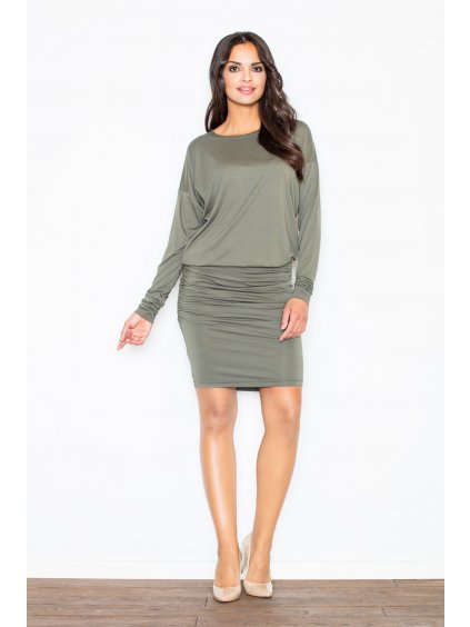 Női olivazöld ruha